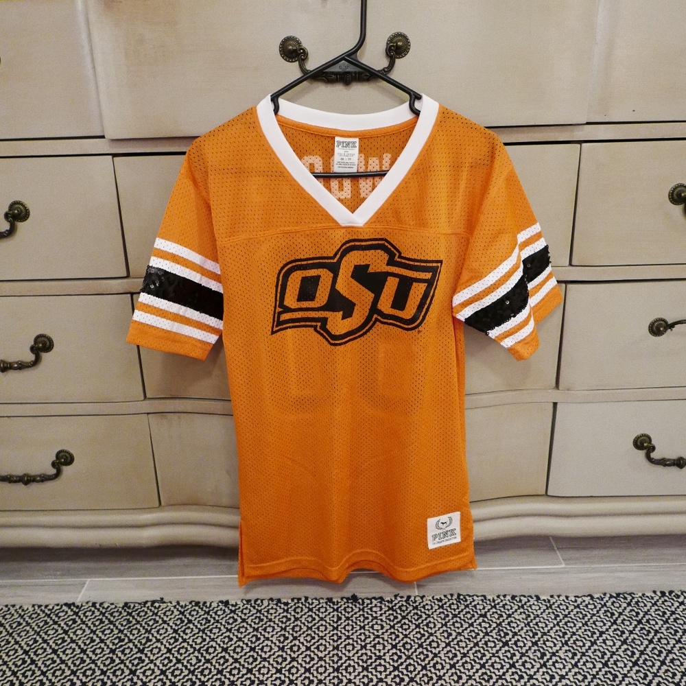 VS PINK Oklahoma State Bling Jersey